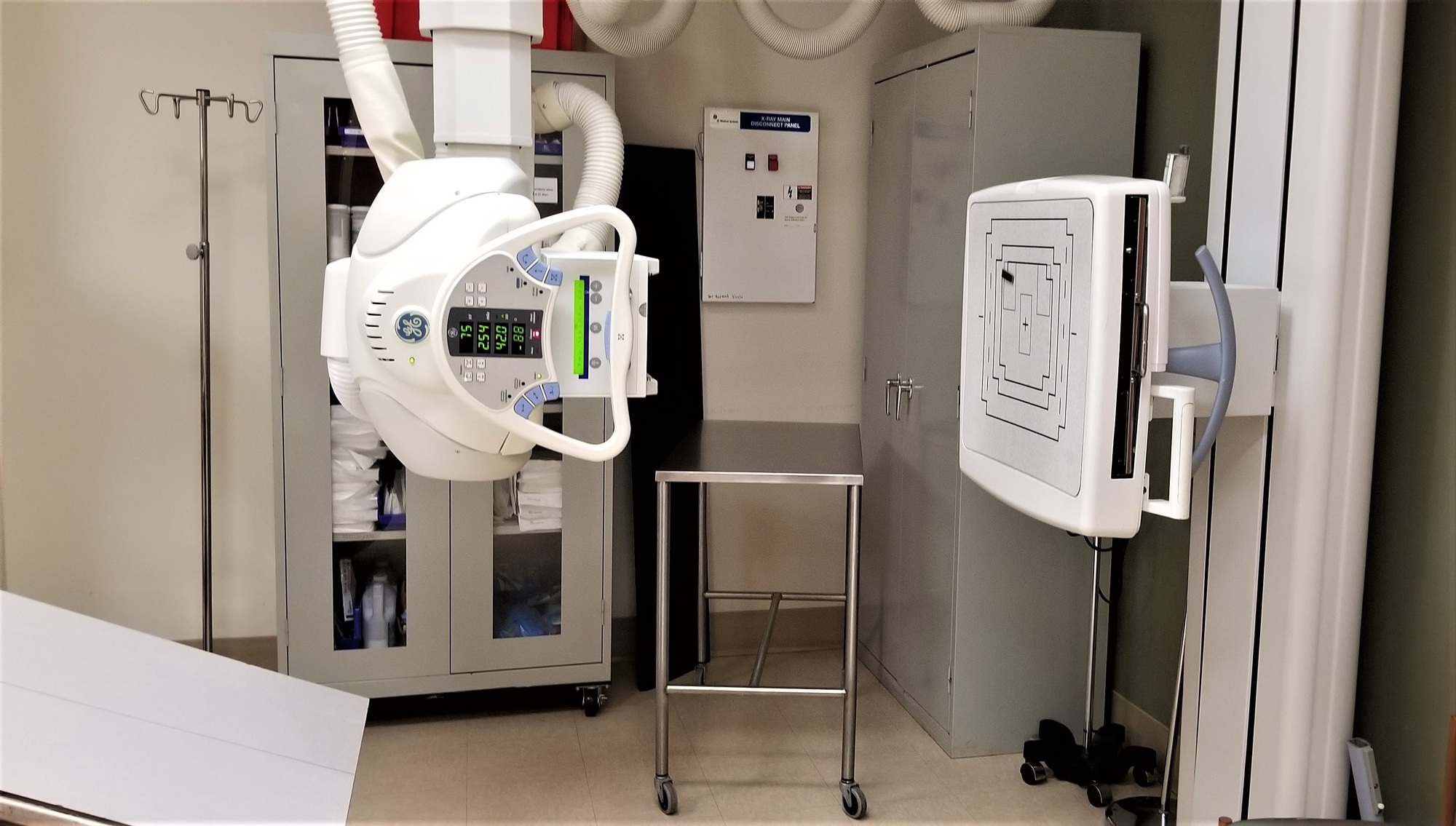 Healthcare and Medicine! Diagnostics Xray Imaging Room and Equipment!