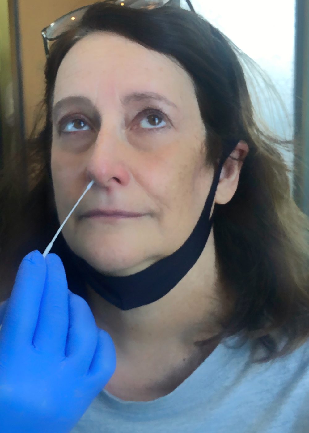 COVID19 Coronavirus medical test Nose swab